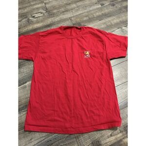 The Salty Dog Shirt Cafe Hilton Head Island Men's Size Medium Graphic Tee Red